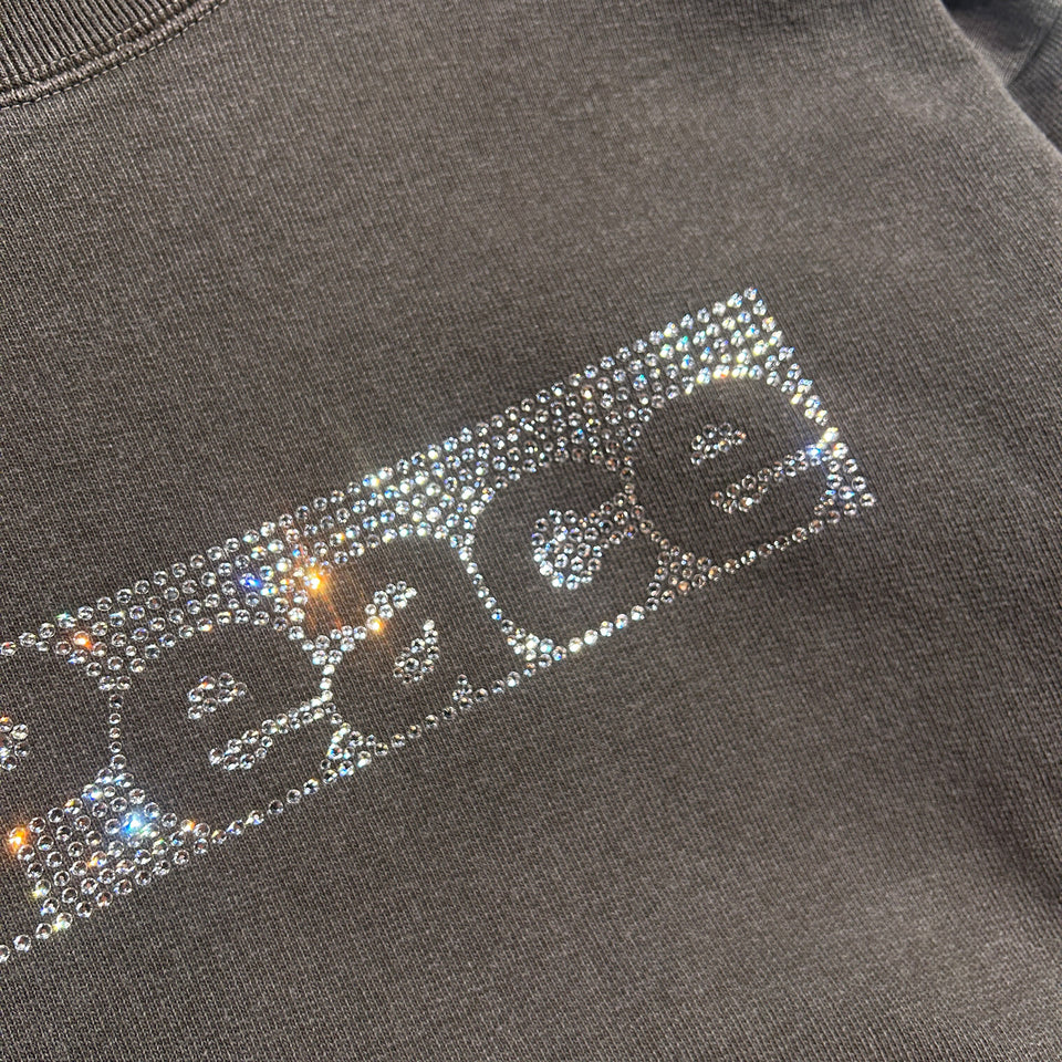 画像をギャラリービューアに読み込む, PEACE CRYSTAL SWEATER / BROWN