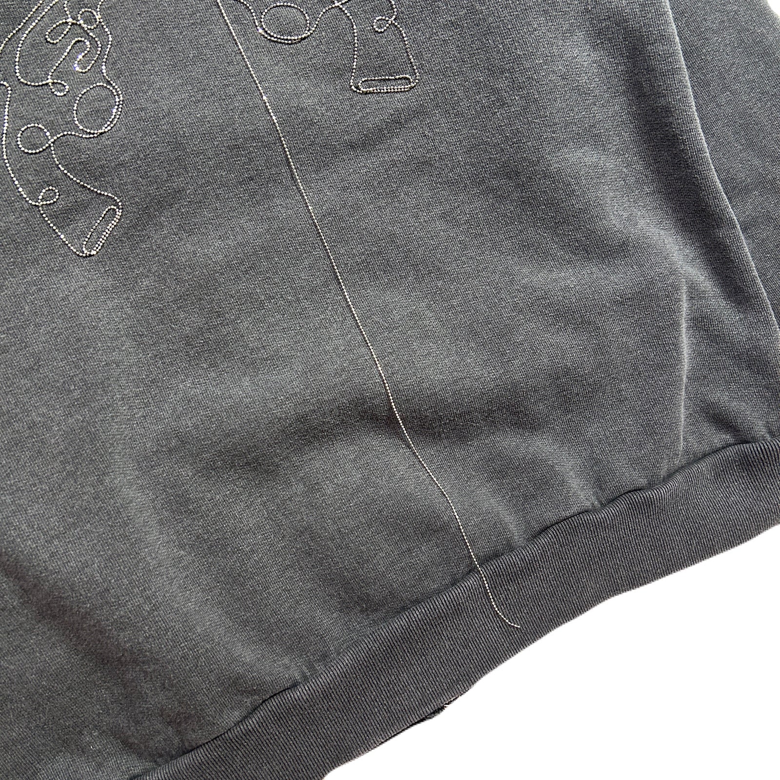 画像をギャラリービューアに読み込む, CROSSSGUN CHAIN EMBROIDERY HOODIE / BLACK