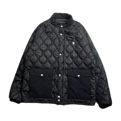 CHAIN QUILT JACKET / BLACK
