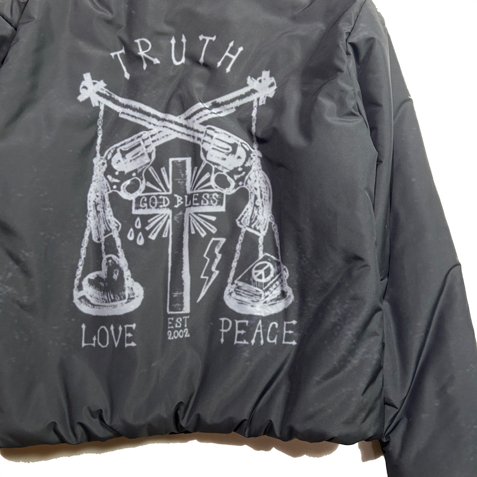 将图片加载到图库查看器，CROSS INKJET PRINT HOODIE / GRAY