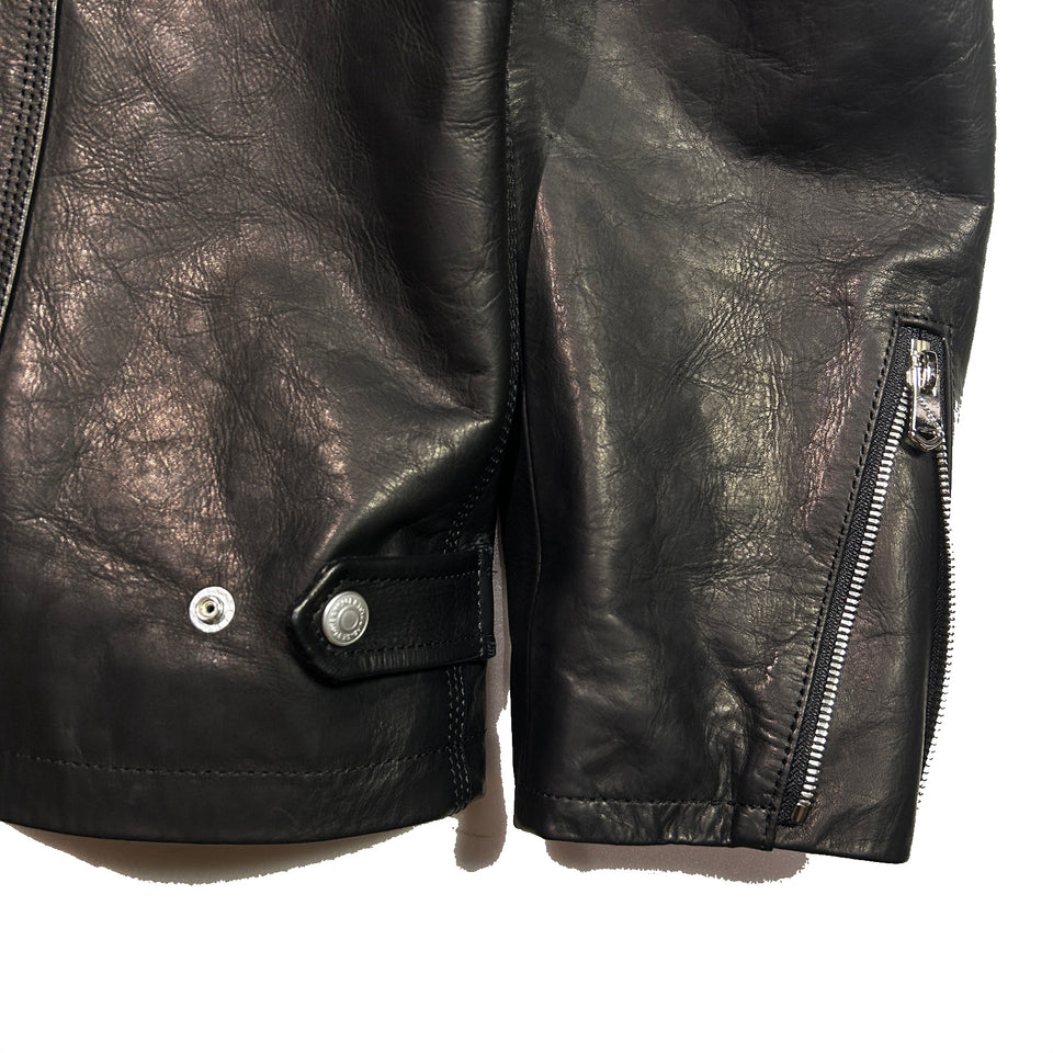 Load image into Gallery viewer, OIL WAX LEATHER JACKET / BLACK