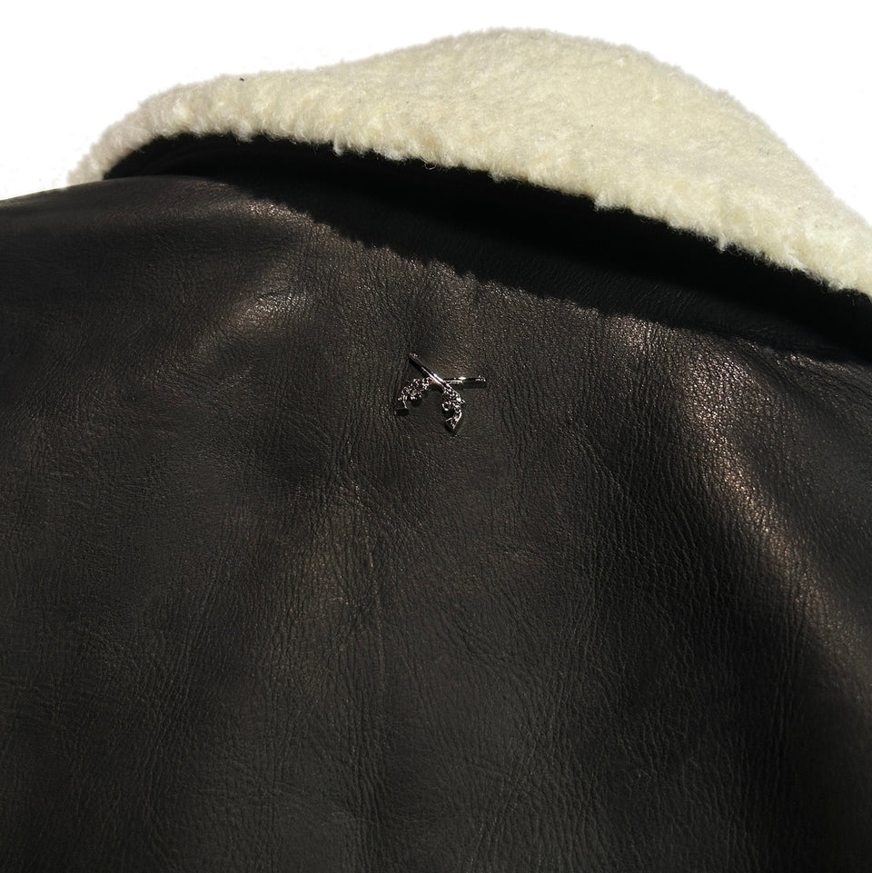 Load image into Gallery viewer, OIL WAX LEATHER JACKET / BLACK