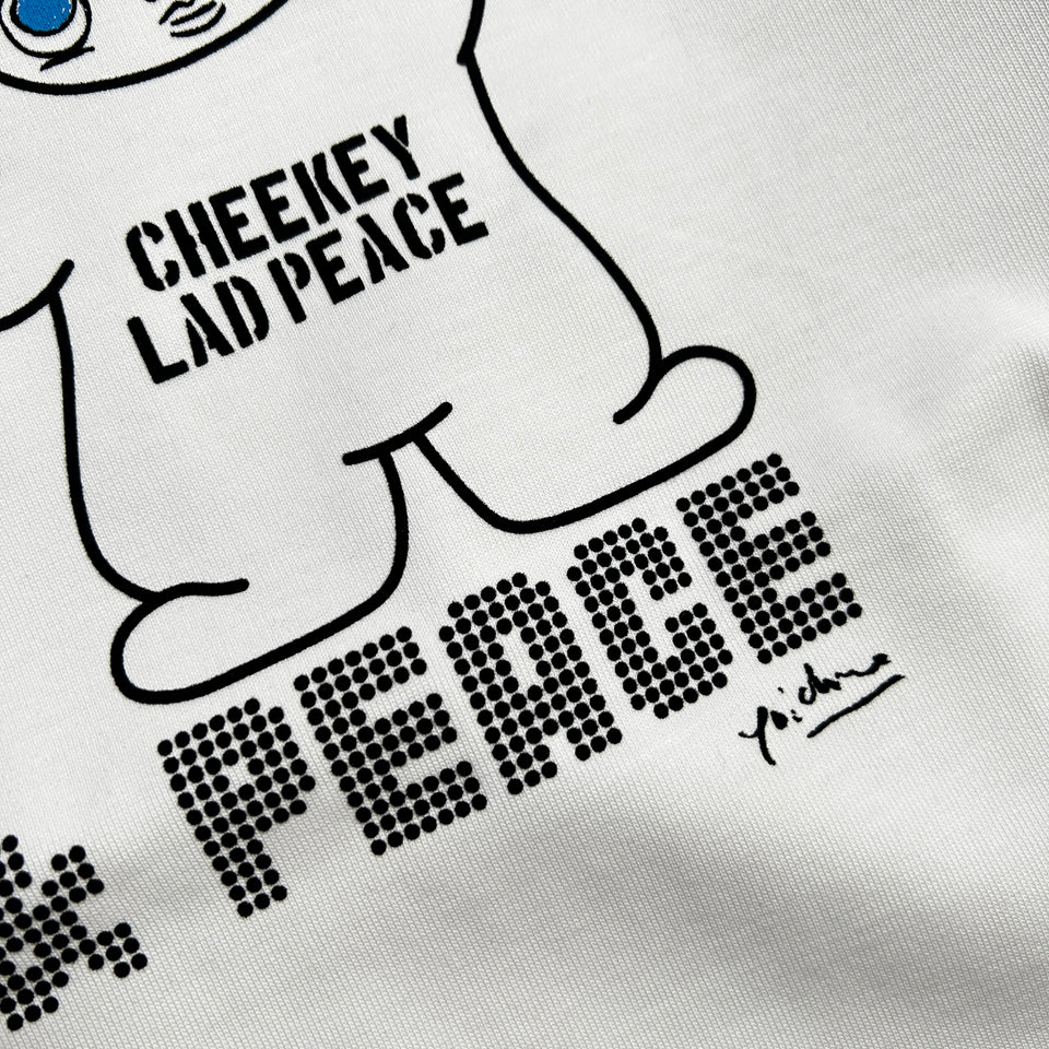 画像をギャラリービューアに読み込む, CHEEKEY PRINT L/S T-SHIRT / WHITE