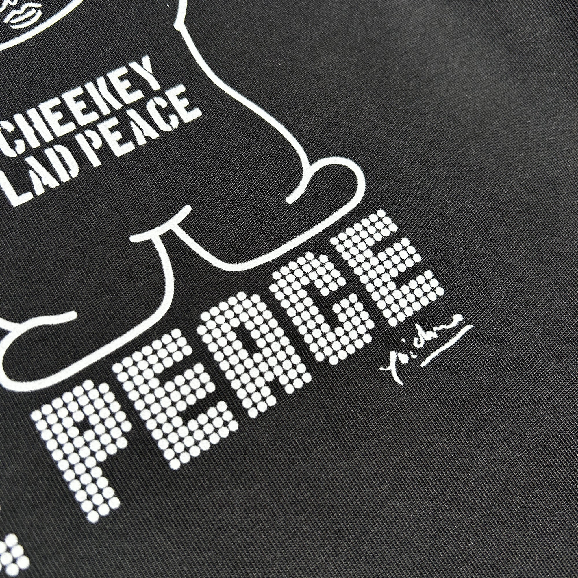 画像をギャラリービューアに読み込む, CHEEKEY PRINT L/S T-SHIRT / BLACK