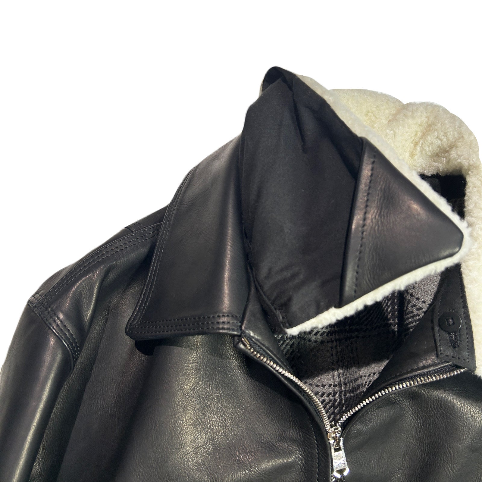 Load image into Gallery viewer, OIL WAX LEATHER JACKET / BLACK