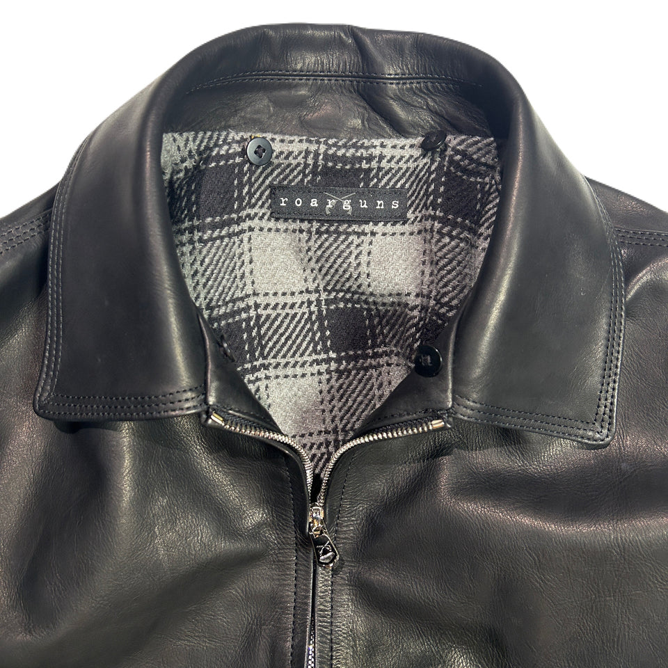 Load image into Gallery viewer, OIL WAX LEATHER JACKET / BLACK