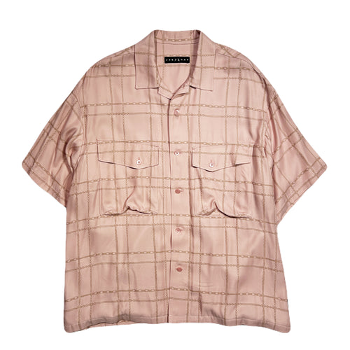 CHAIN CHECK SHIRT / PINK