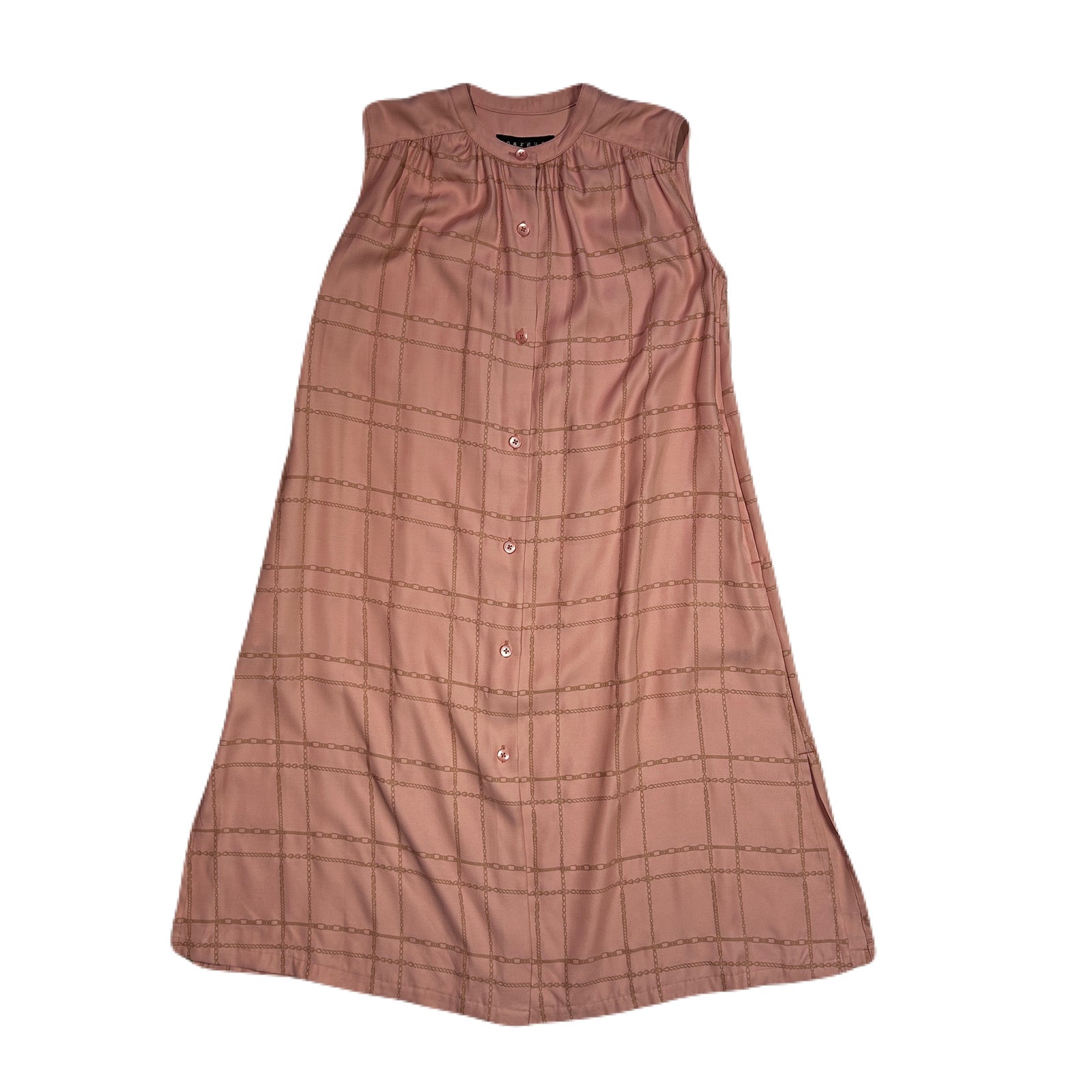 ワンピース Anduze Belted Check Dress / S / rouge リゼクシー RESEXXY チェックレイヤードフレアワンピース （BLK
