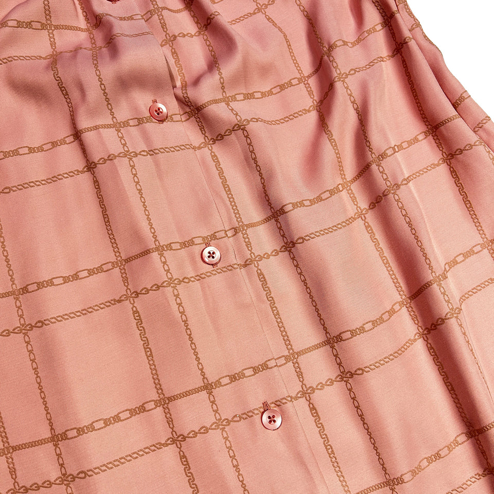 画像をギャラリービューアに読み込む, WOMENS CHAIN CHECK DRESS / PINK
