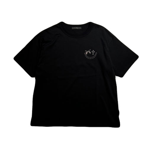 CROSSGUN FACE T-SHIRT / BLACK