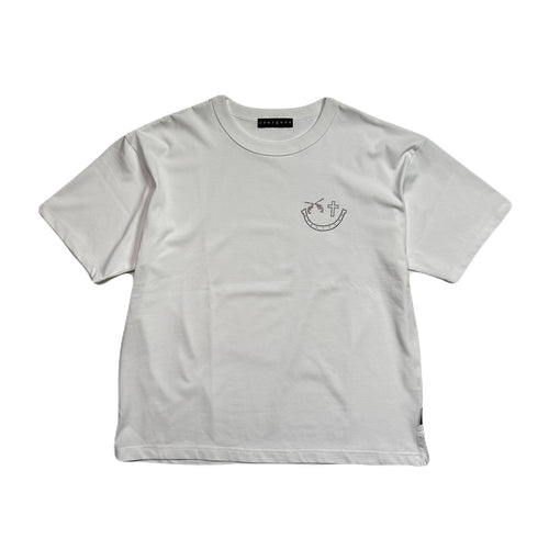 CROSSGUN FACE T-SHIRT / WHITE