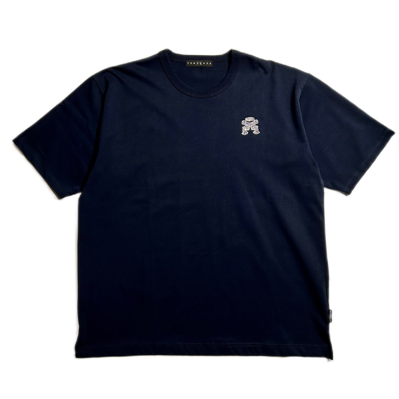 Load image into Gallery viewer, ANGEL EMBROIDERY CROSSGUN T / NAVY