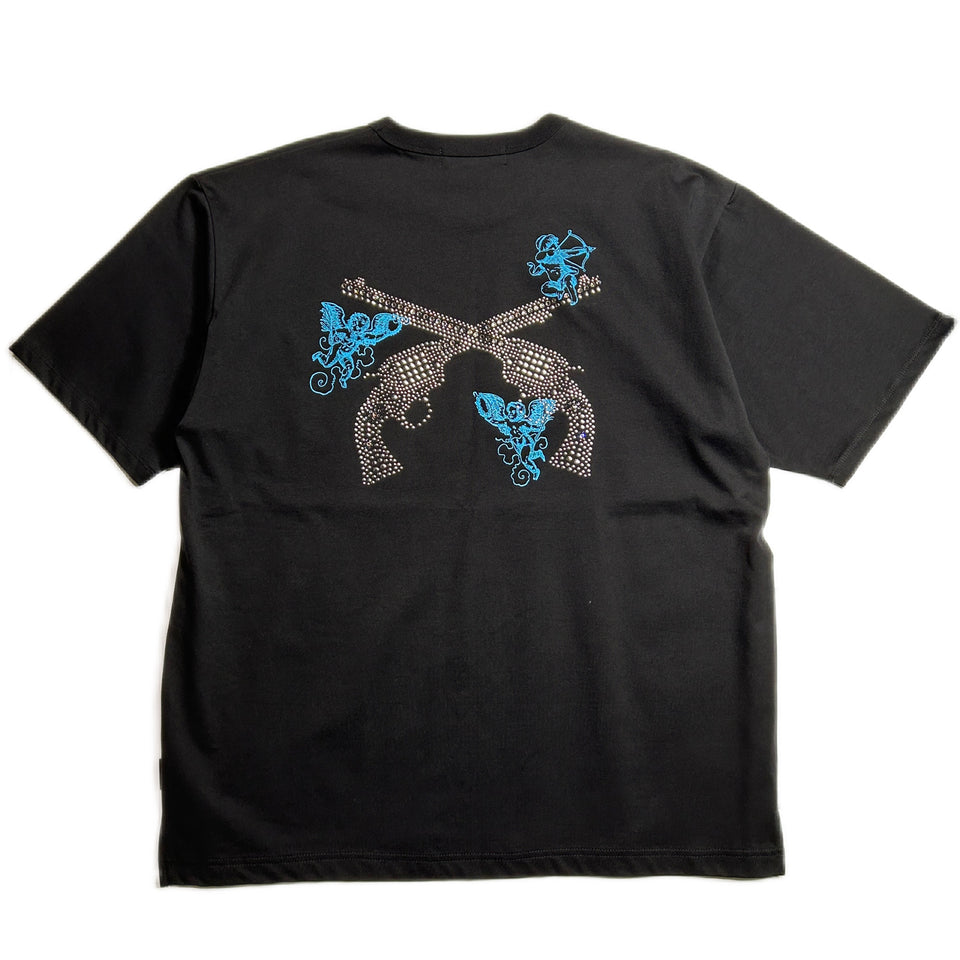 Load image into Gallery viewer, ANGEL BACK PRINT T / BLACK