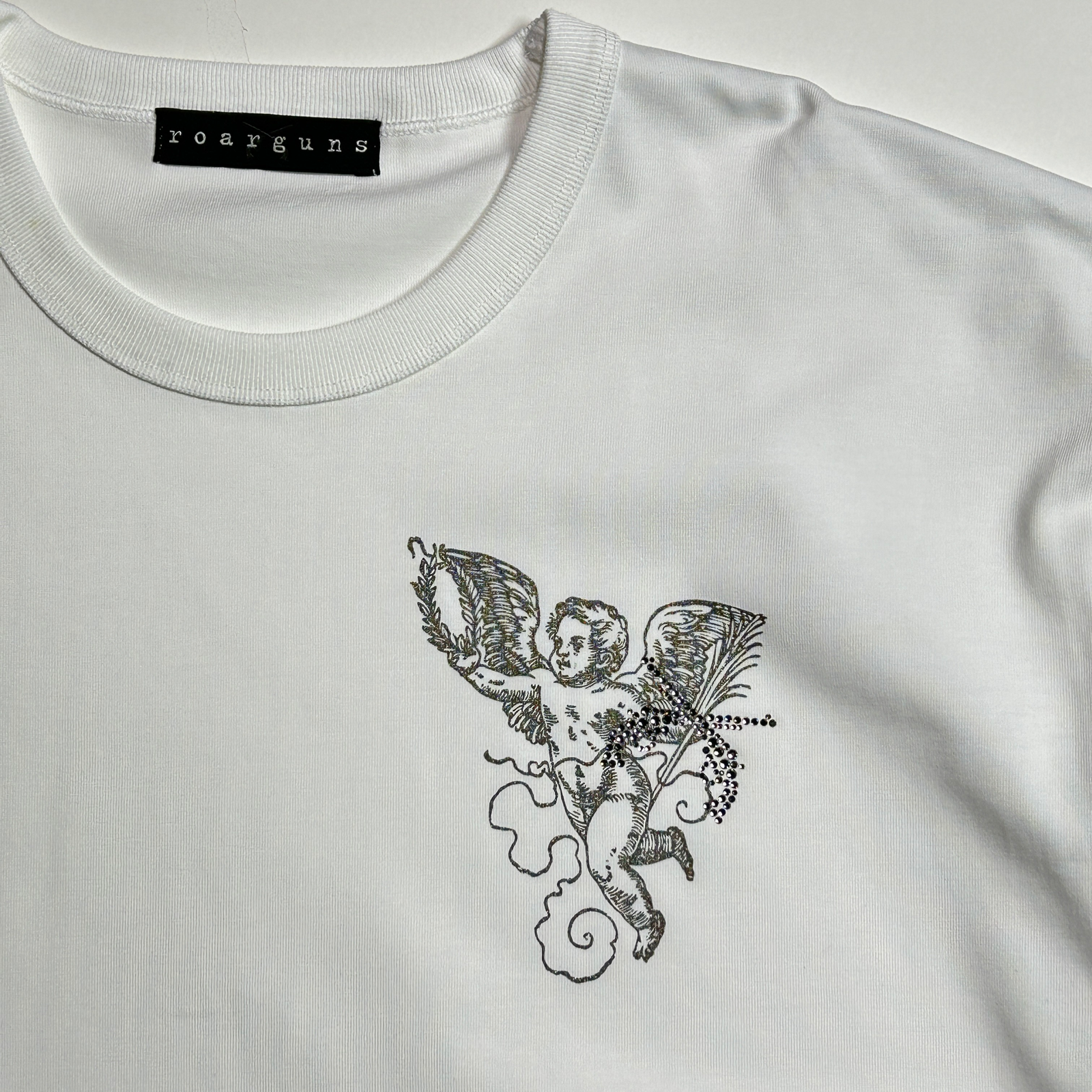 Load image into Gallery viewer, ANGEL FRONT PRINT T / WHITE