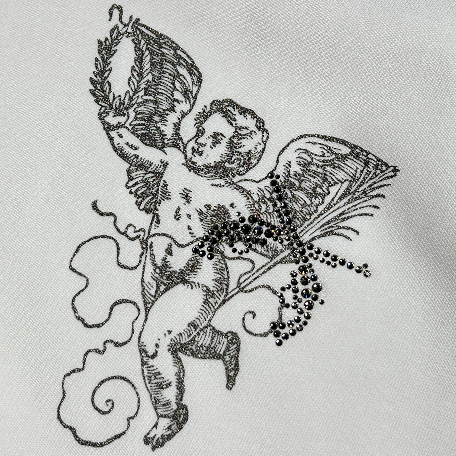 Load image into Gallery viewer, ANGEL FRONT PRINT T / WHITE