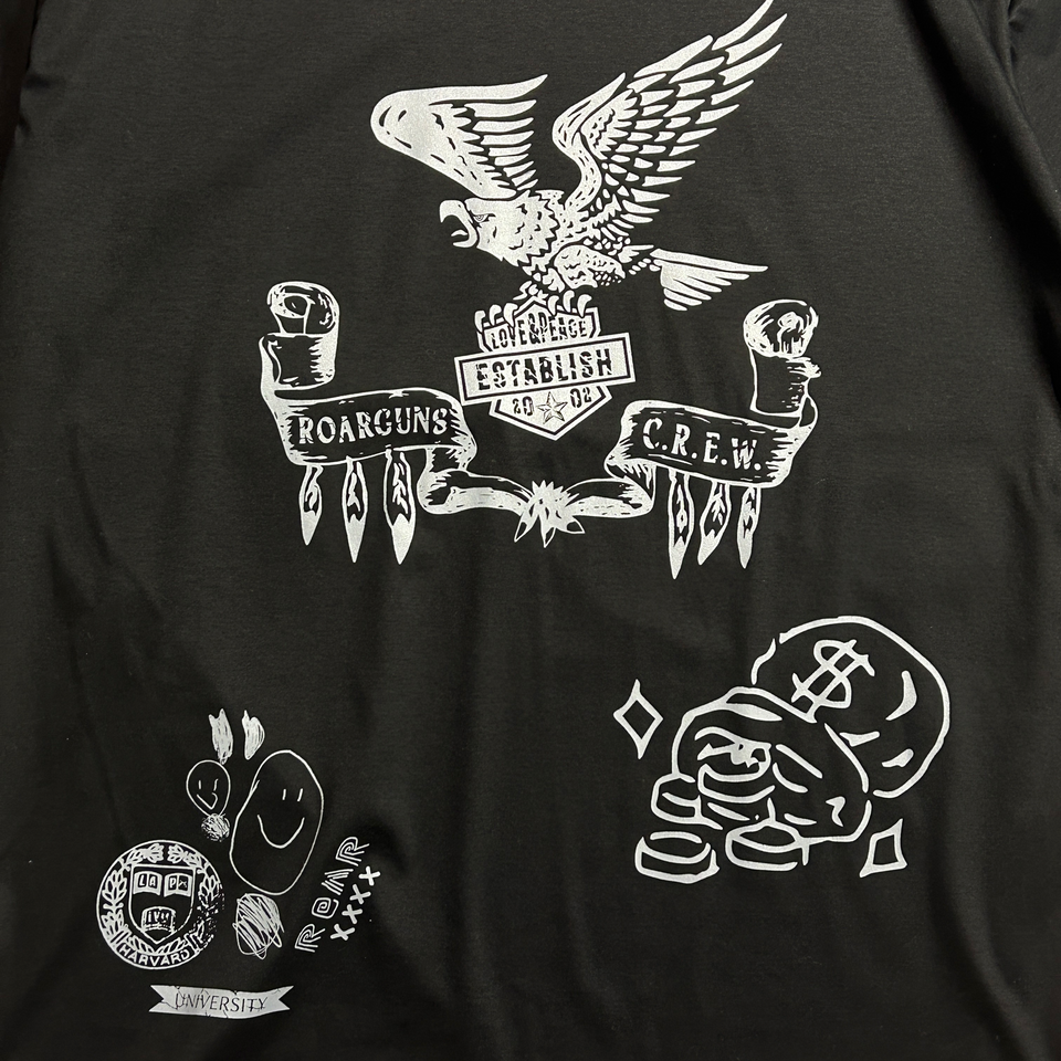 Load image into Gallery viewer, EAGLE PRINT T / BLACK