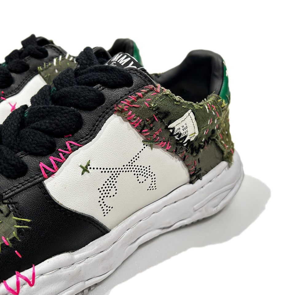 画像をギャラリービューアに読み込む, JunAle SASHIKO Maison MIHARAYASUHIRO SNEAKER / GREEN x WHITE