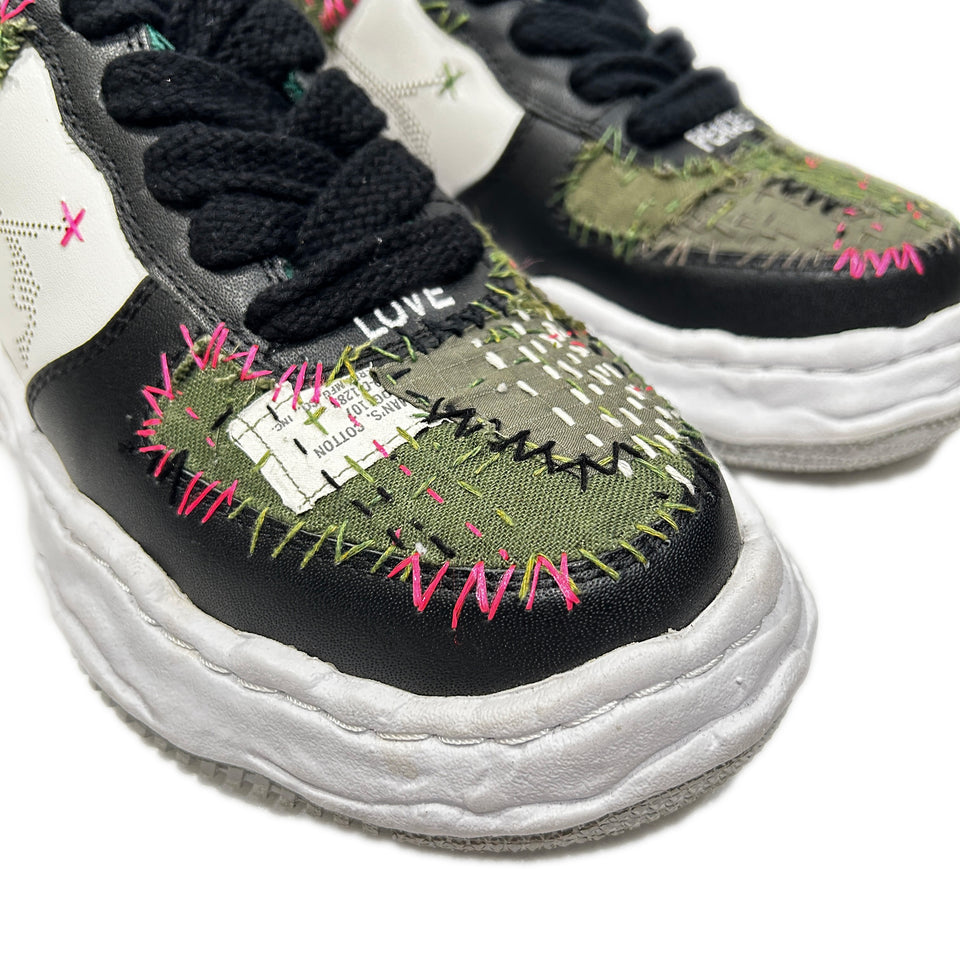 画像をギャラリービューアに読み込む, JunAle SASHIKO Maison MIHARAYASUHIRO SNEAKER / GREEN x WHITE