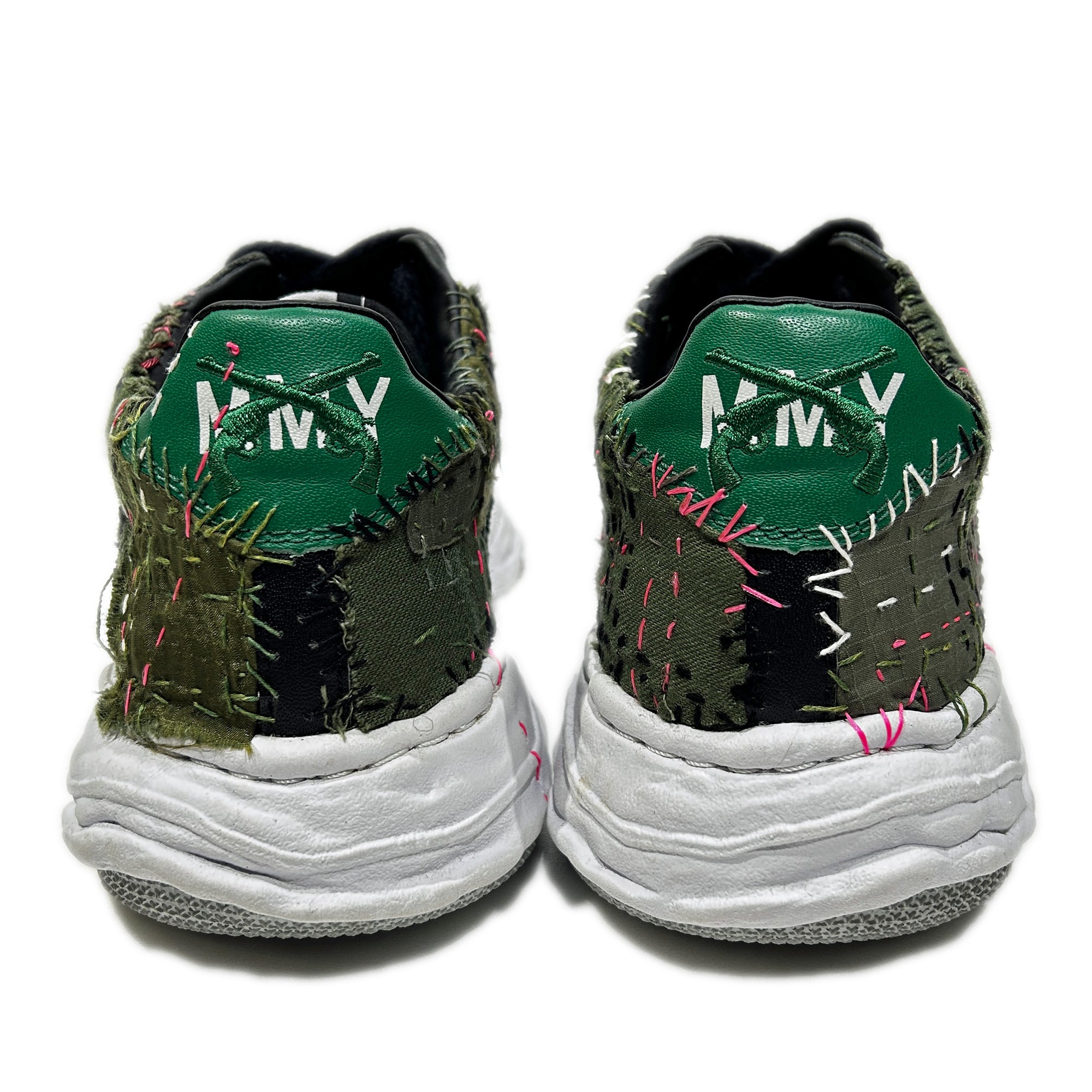 画像をギャラリービューアに読み込む, JunAle SASHIKO Maison MIHARAYASUHIRO SNEAKER / GREEN x WHITE