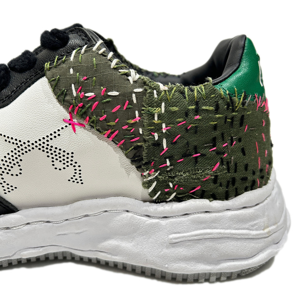 画像をギャラリービューアに読み込む, JunAle SASHIKO Maison MIHARAYASUHIRO SNEAKER / GREEN x WHITE