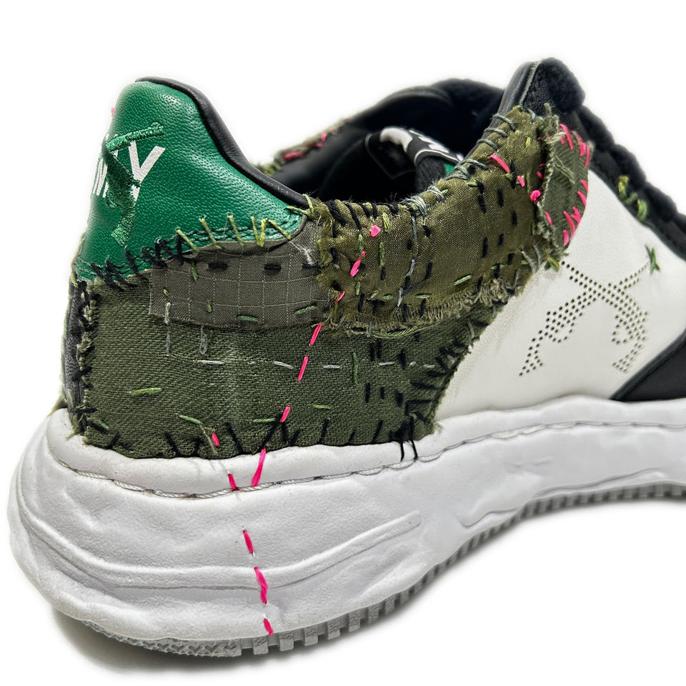 画像をギャラリービューアに読み込む, JunAle SASHIKO Maison MIHARAYASUHIRO SNEAKER / GREEN x WHITE