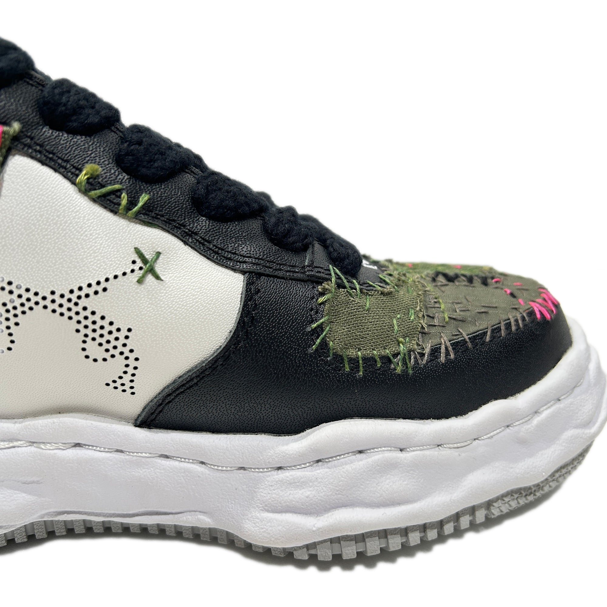 画像をギャラリービューアに読み込む, JunAle SASHIKO Maison MIHARAYASUHIRO SNEAKER / GREEN x WHITE