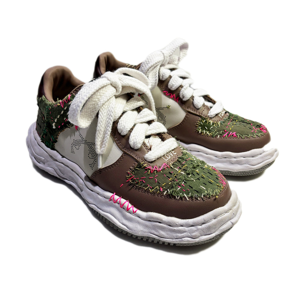 画像をギャラリービューアに読み込む, JunAle SASHIKO Maison MIHARAYASUHIRO SNEAKER / BEIGE x WHITE