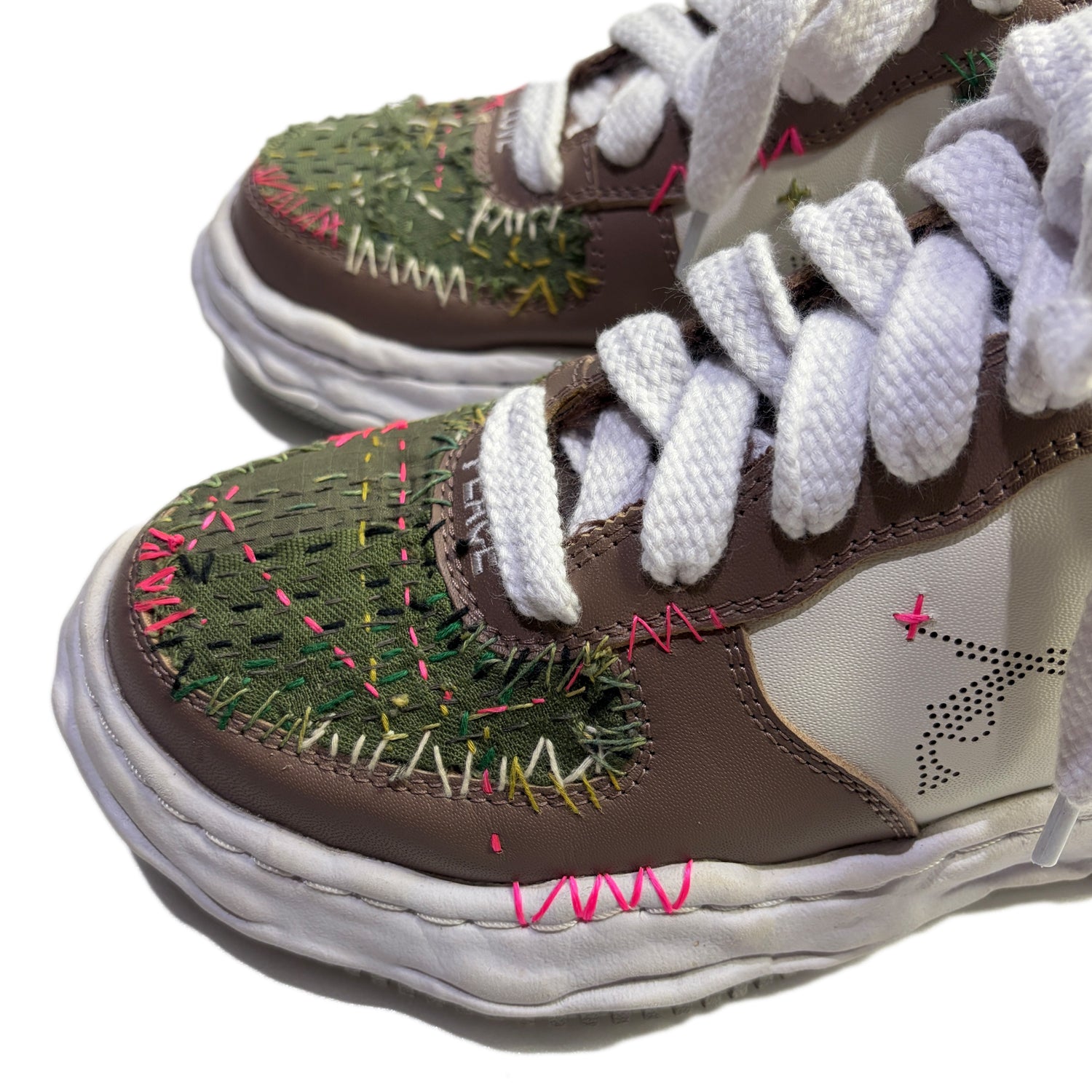 画像をギャラリービューアに読み込む, JunAle SASHIKO Maison MIHARAYASUHIRO SNEAKER / BEIGE x WHITE