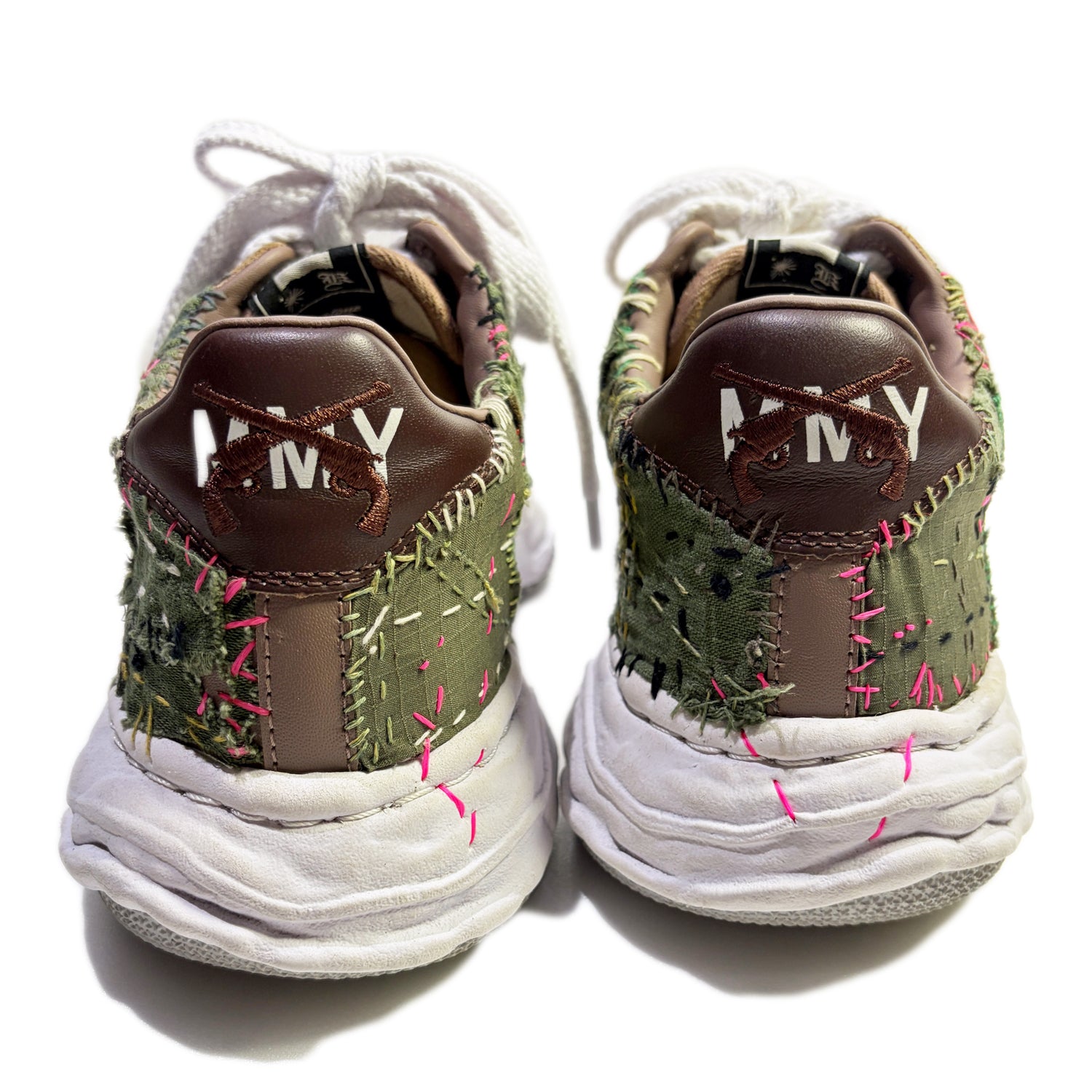 画像をギャラリービューアに読み込む, JunAle SASHIKO Maison MIHARAYASUHIRO SNEAKER / BEIGE x WHITE