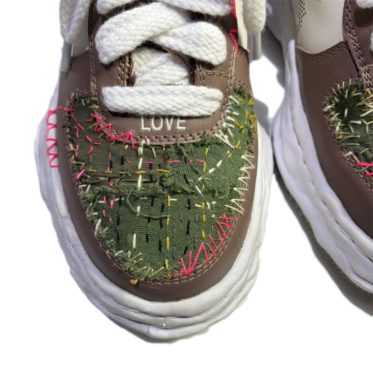 画像をギャラリービューアに読み込む, JunAle SASHIKO Maison MIHARAYASUHIRO SNEAKER / BEIGE x WHITE