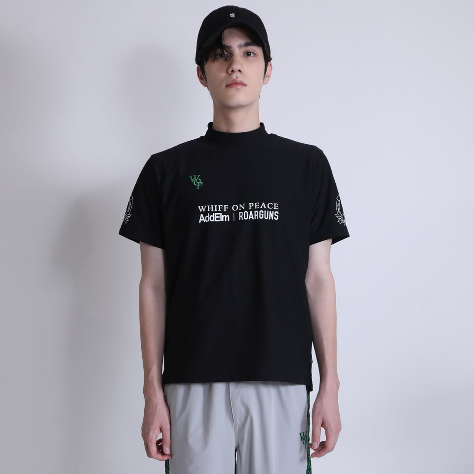 画像をギャラリービューアに読み込む, AddElm INFINITI LOGO MOCK NECK T / BLACK