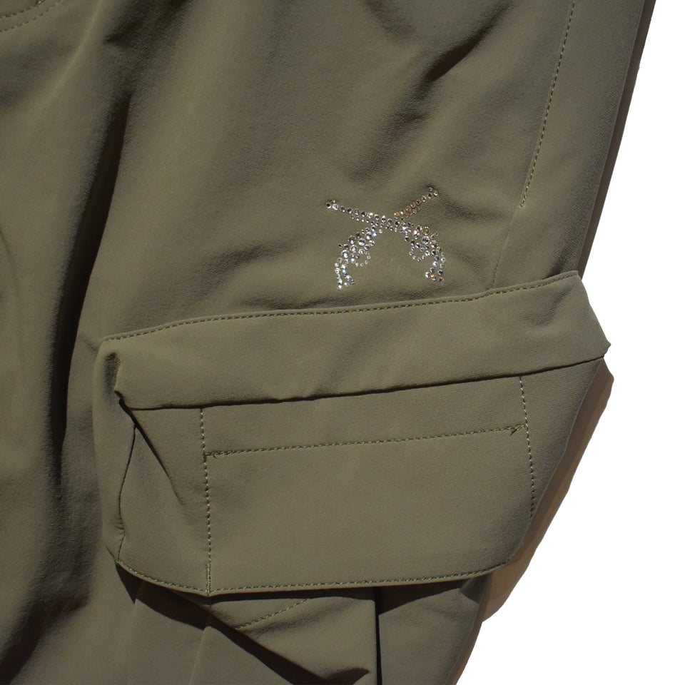 Load image into Gallery viewer, 4WAY STRETCH PANTS CRYSTAL / KHAKI