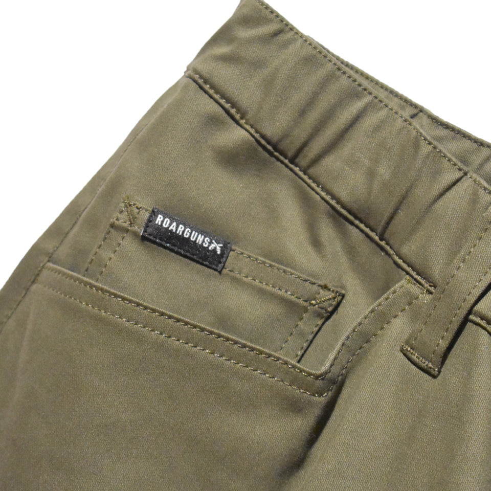 将图片加载到图库查看器，STRETCH CARGO PANTS CRYSTAL / KHAKI