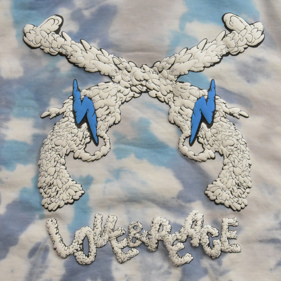 将图片加载到图库查看器，TIEDYE DUNKWELL SWEAT / SKY BLUE