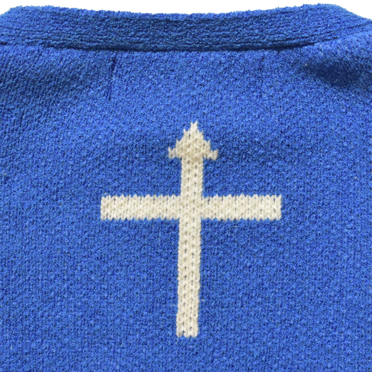 Load image into Gallery viewer, 5 GG NTERSIA KNIT CROSS / BLUE x WHITE