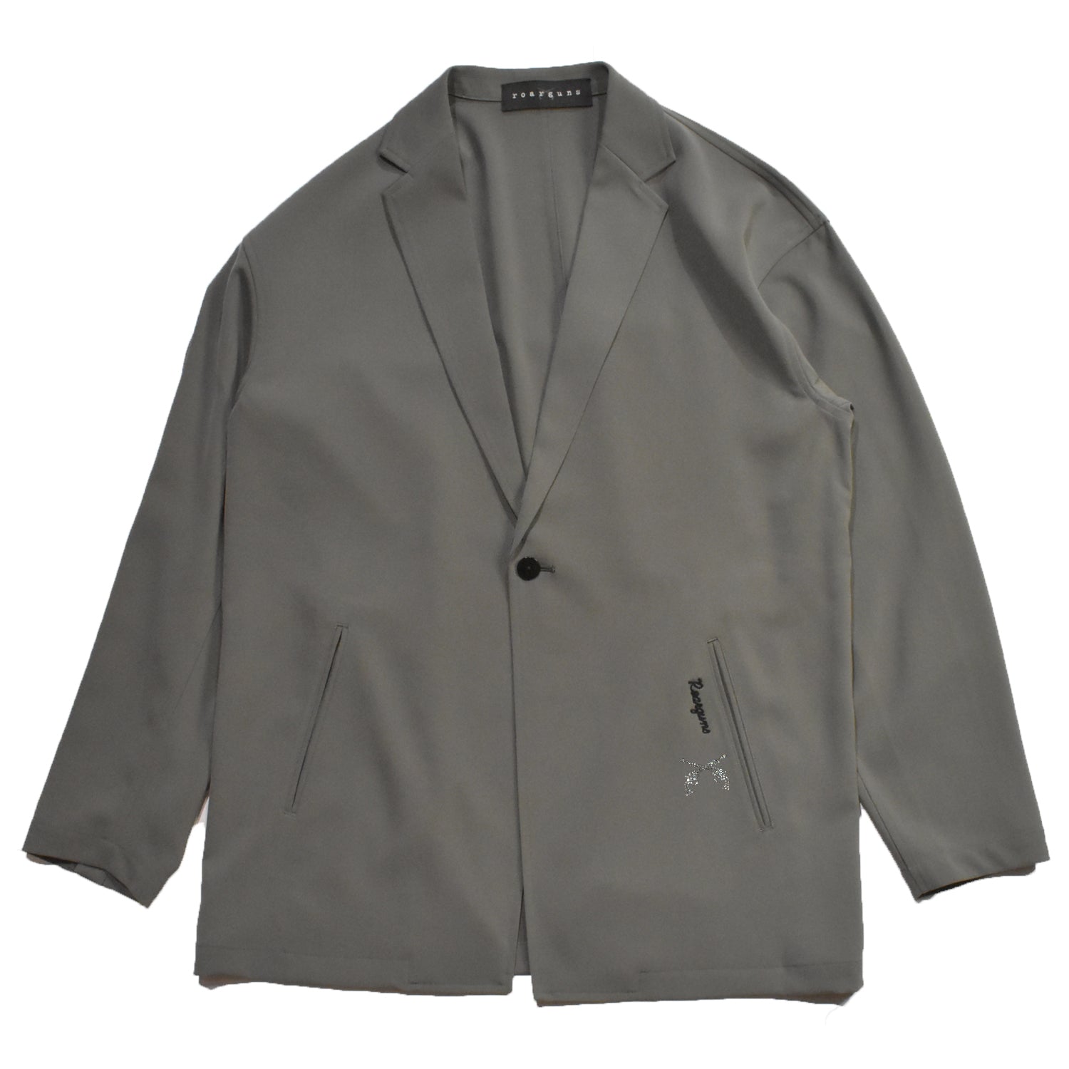 Load image into Gallery viewer, SORIBIA TWILL CROSSGUNS JACKET / GRAY