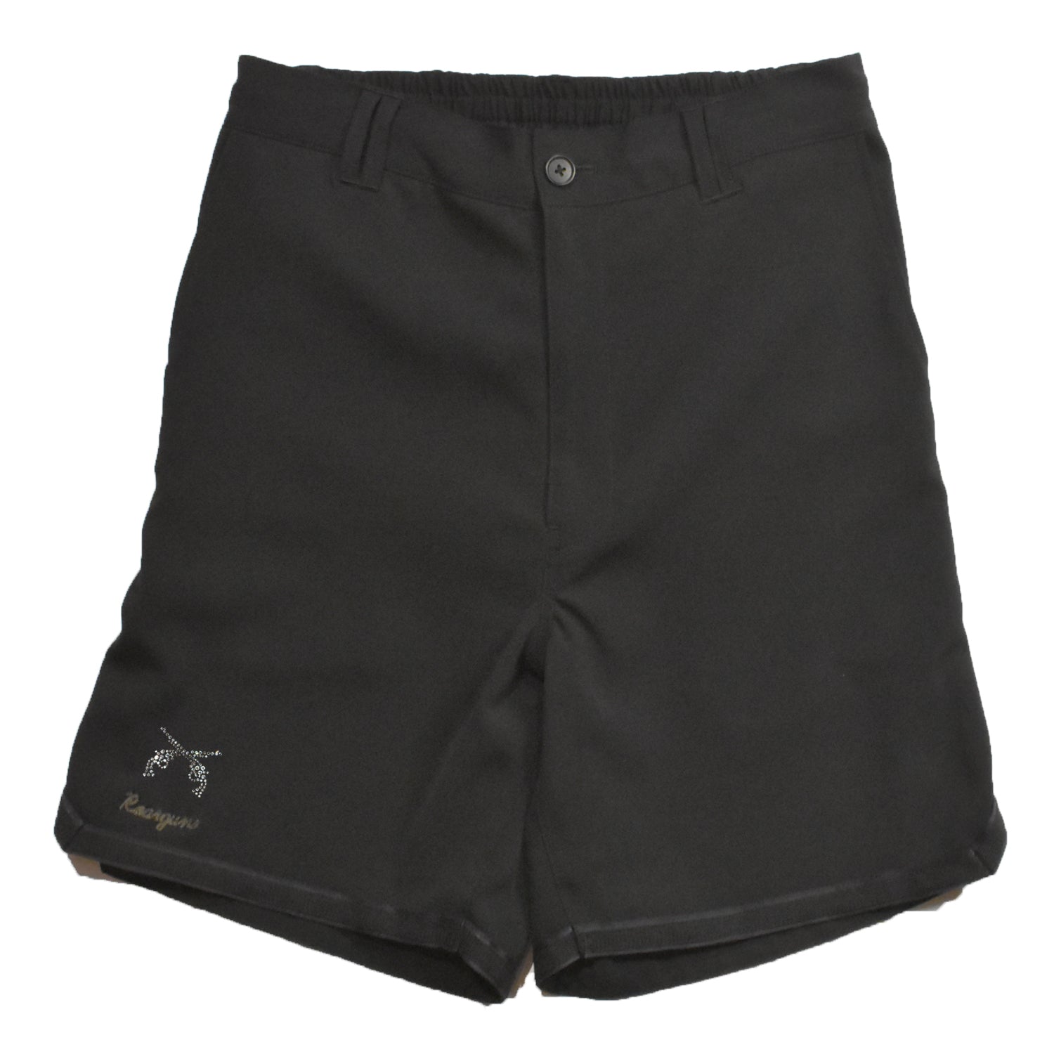 Load image into Gallery viewer, SORIBIA TWILL SHORTS CRYSTAL / BLACK