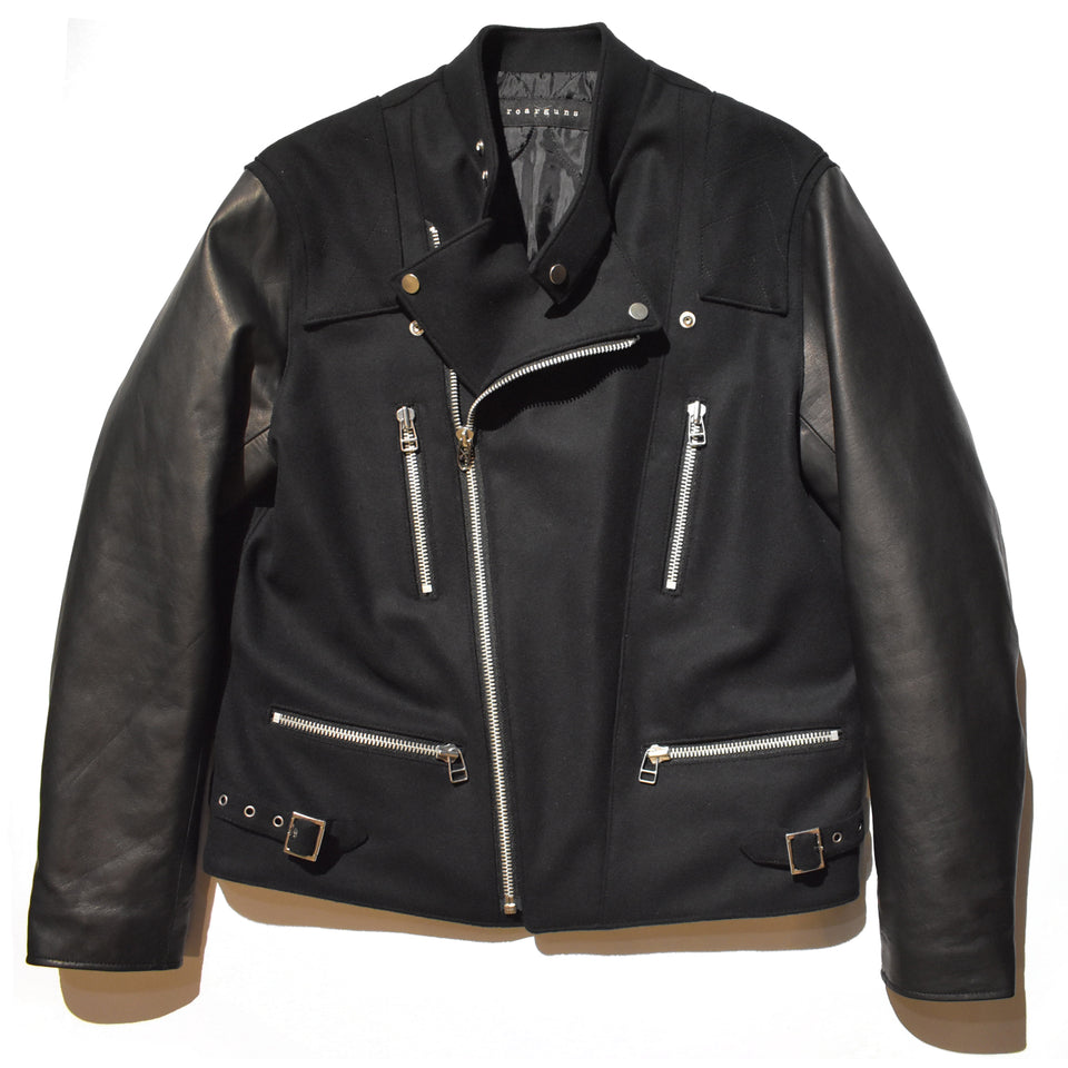 画像をギャラリービューアに読み込む, S100 MELTON COW LEATHER RIDERS JACKET