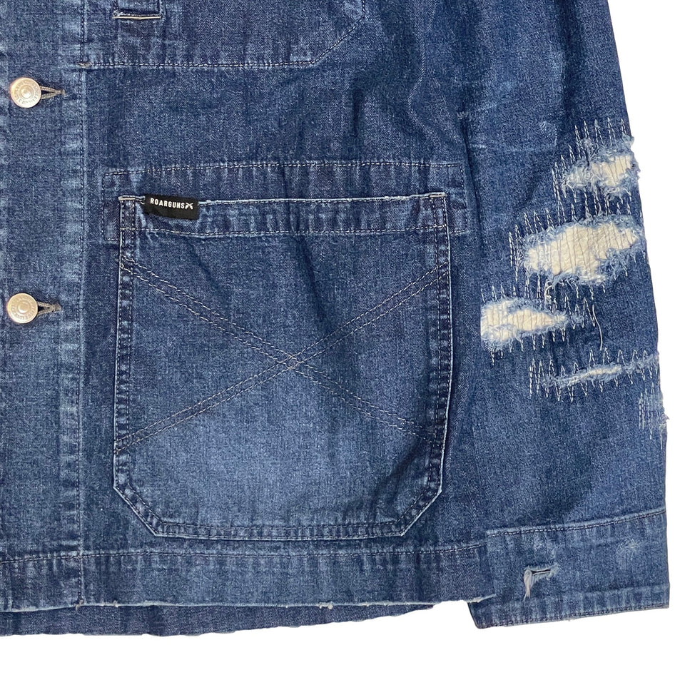 Load image into Gallery viewer, DENIM COVERALL JACKET RAINBOW LIMITED EDITION