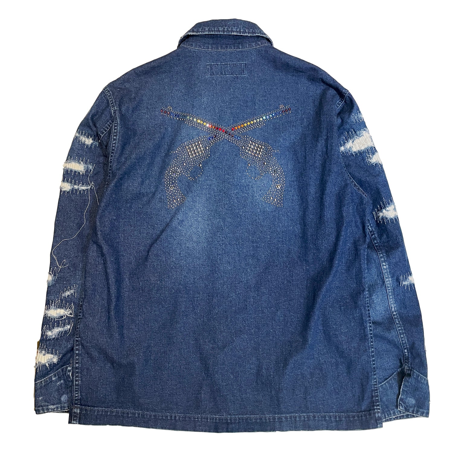 DENIM COVERALL JACKET RAINBOW LIMITED EDITION – roarguns