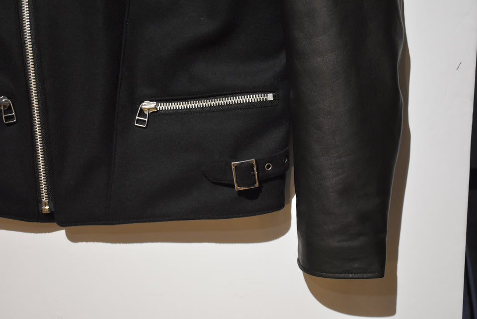 画像をギャラリービューアに読み込む, S100 MELTON COW LEATHER RIDERS JACKET