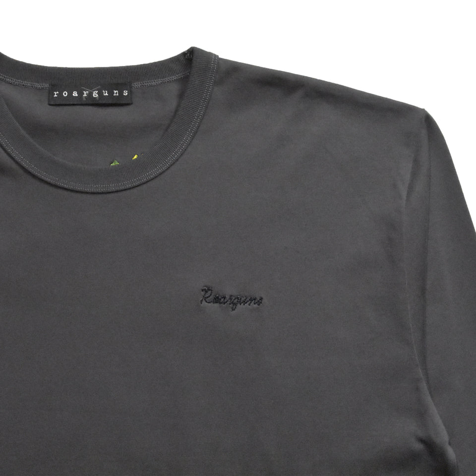 Load image into Gallery viewer, ROSE ROARGUNS LOGO EMBROIDERY T / BLACK