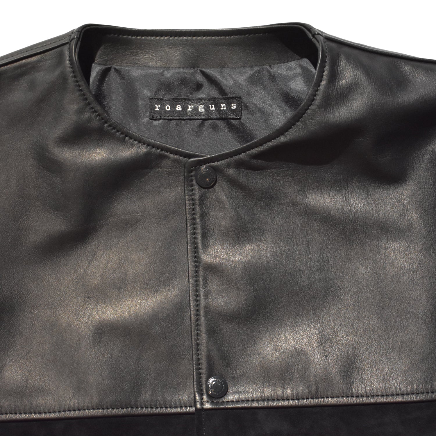 Load image into Gallery viewer, HYBRID LEATHER JACKET / BLACK