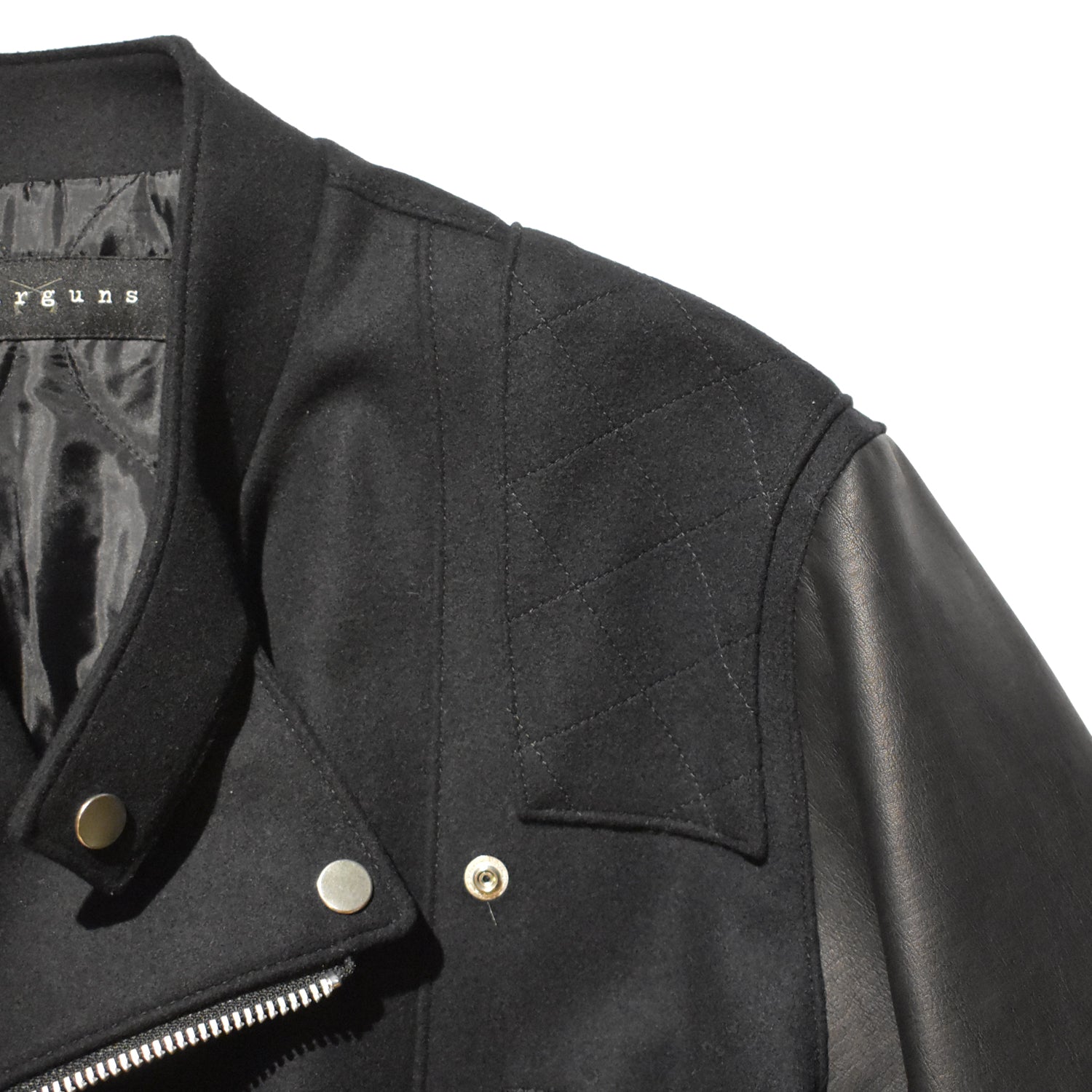 画像をギャラリービューアに読み込む, S100 MELTON COW LEATHER RIDERS JACKET