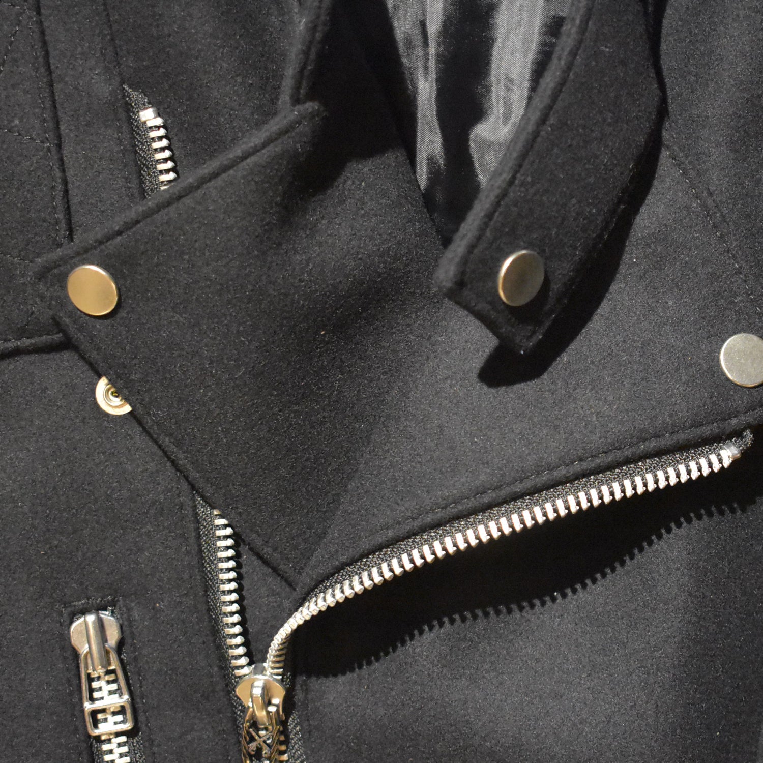 画像をギャラリービューアに読み込む, S100 MELTON COW LEATHER RIDERS JACKET