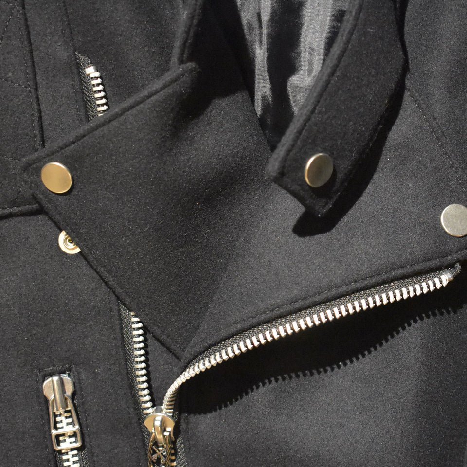 画像をギャラリービューアに読み込む, S100 MELTON COW LEATHER RIDERS JACKET