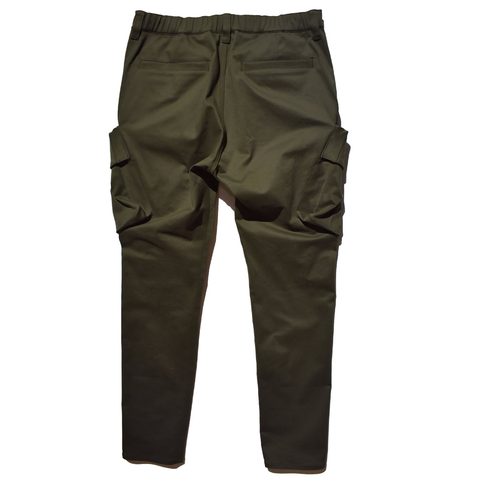 将图片加载到图库查看器，STRETCH CARGO PANTS CRYSTAL / KHAKI