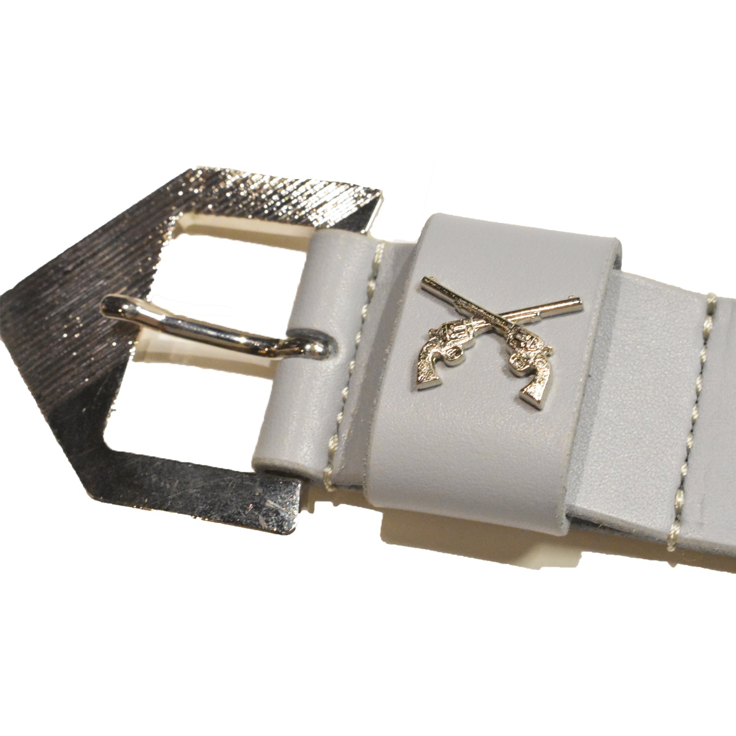 Load image into Gallery viewer, COW LEATHER BELT / GRAY