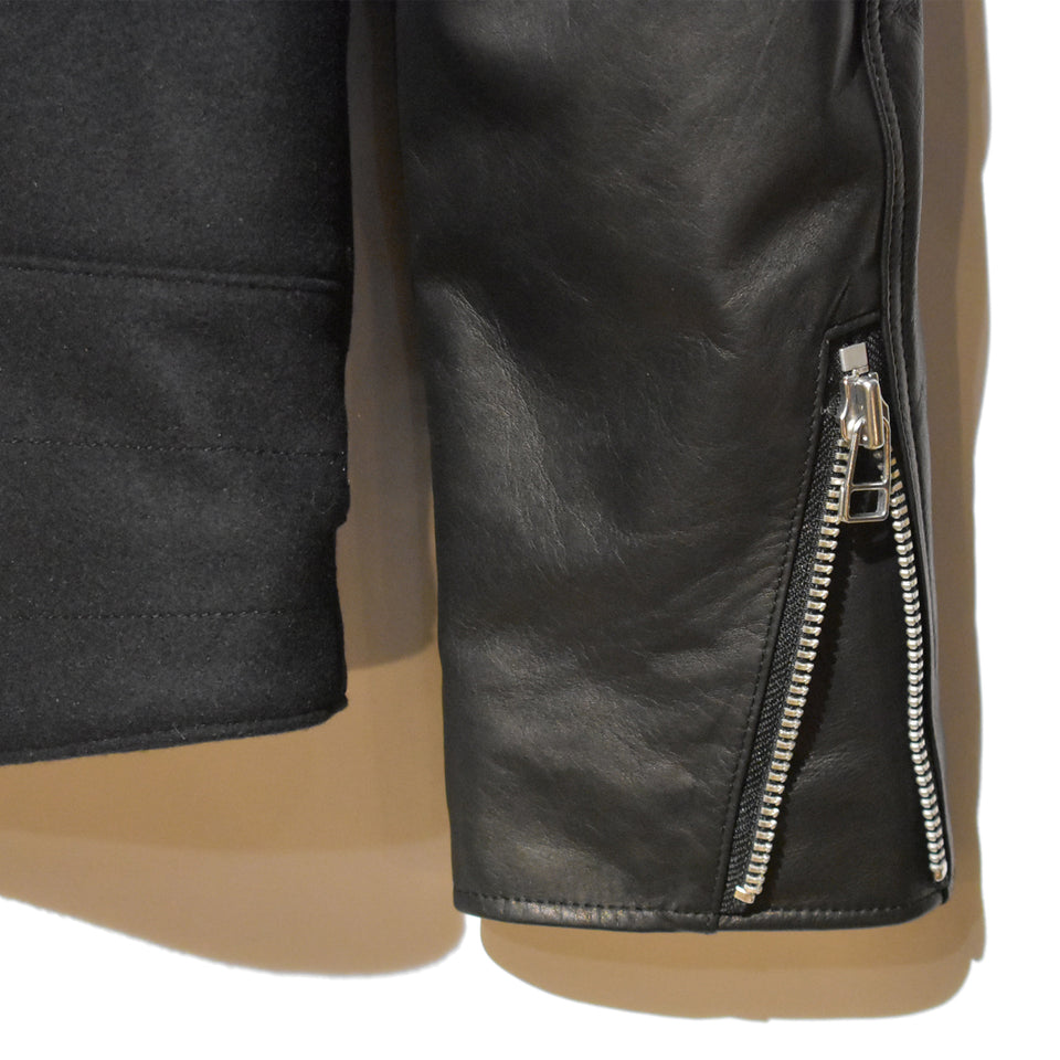 画像をギャラリービューアに読み込む, S100 MELTON COW LEATHER RIDERS JACKET