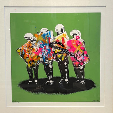 MARTIN WHATSON / Hand FInished LOVE COPS (GREEN)